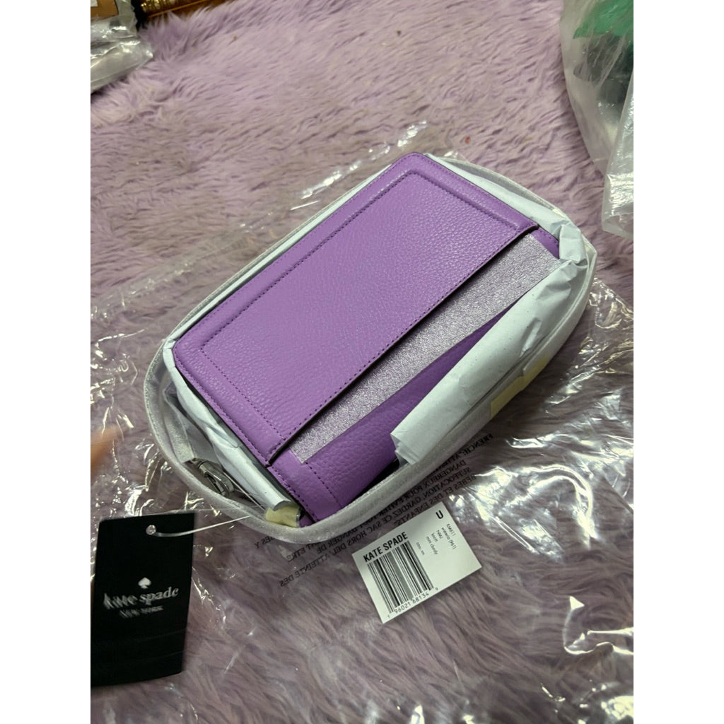 ORIG & IMPORTED KS Mini Knott Flap Crossbody Bag Lilac/Purple
