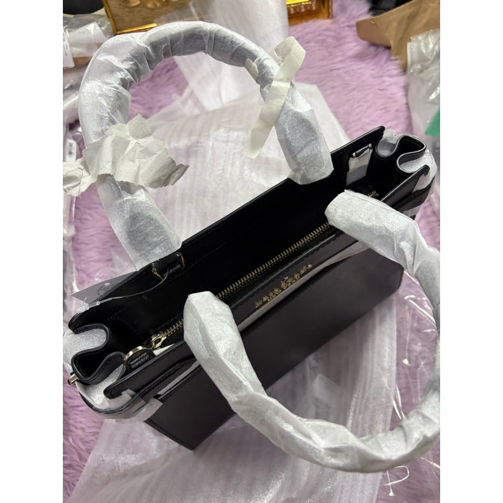 ORIG & IMPORTED KS Staci Medium Satchel Black Bag