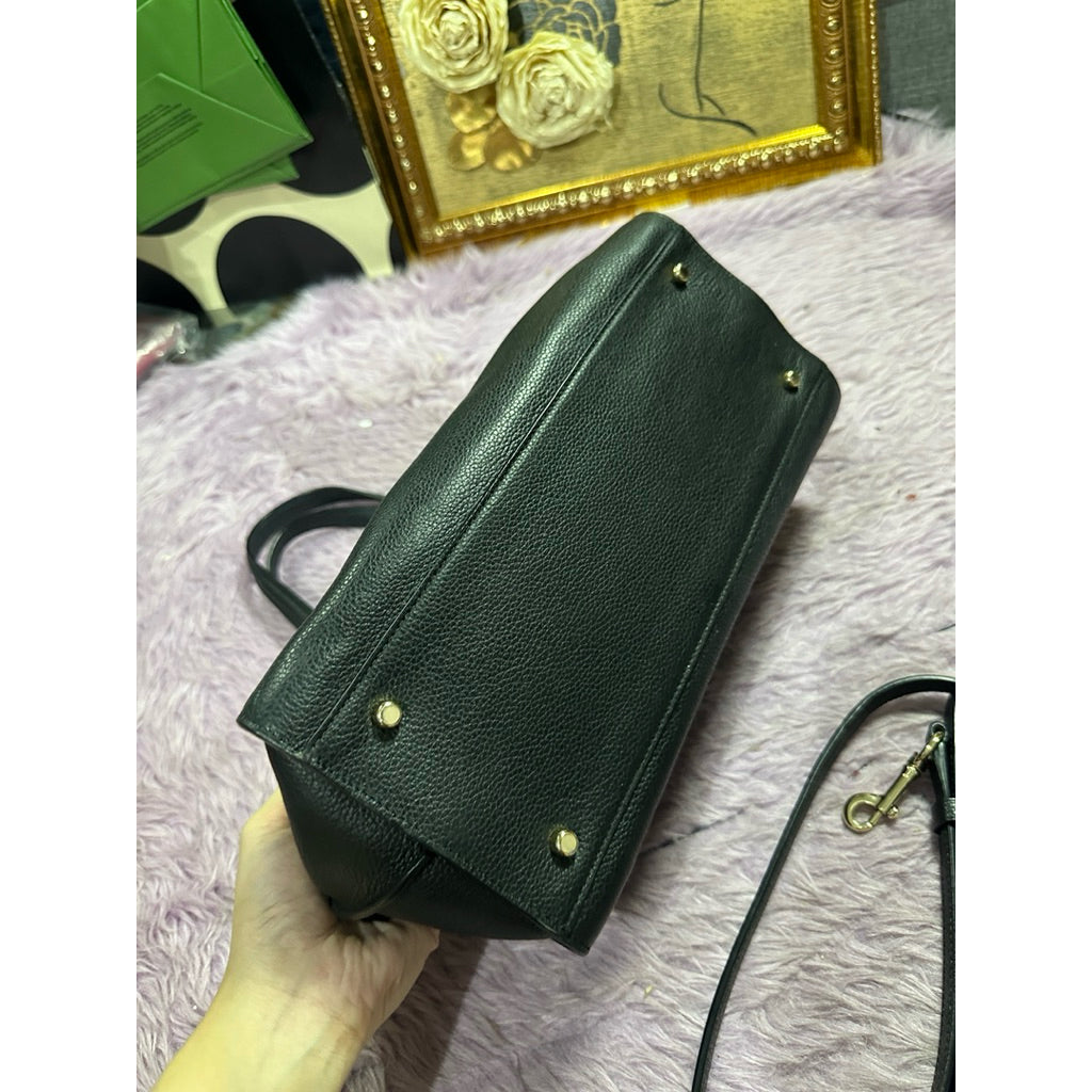 ORIG Preloved CCH Nolita Black Leather Satchel Bag