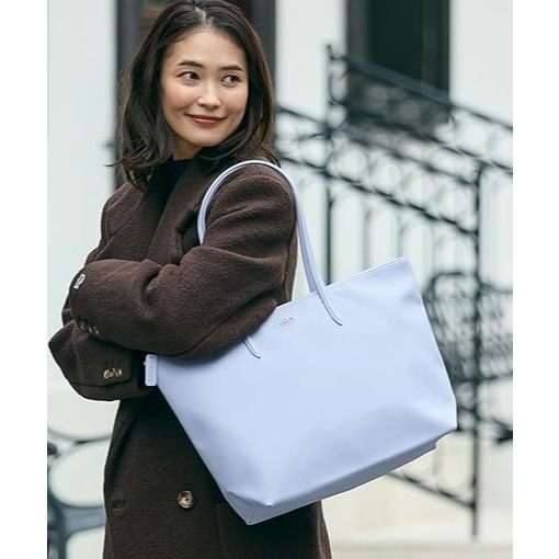 ORIG & IMPORTED Lacoste LCT L.12.12 Concept Tote Large and Small LAVENDER LILAC PURPLE BAG