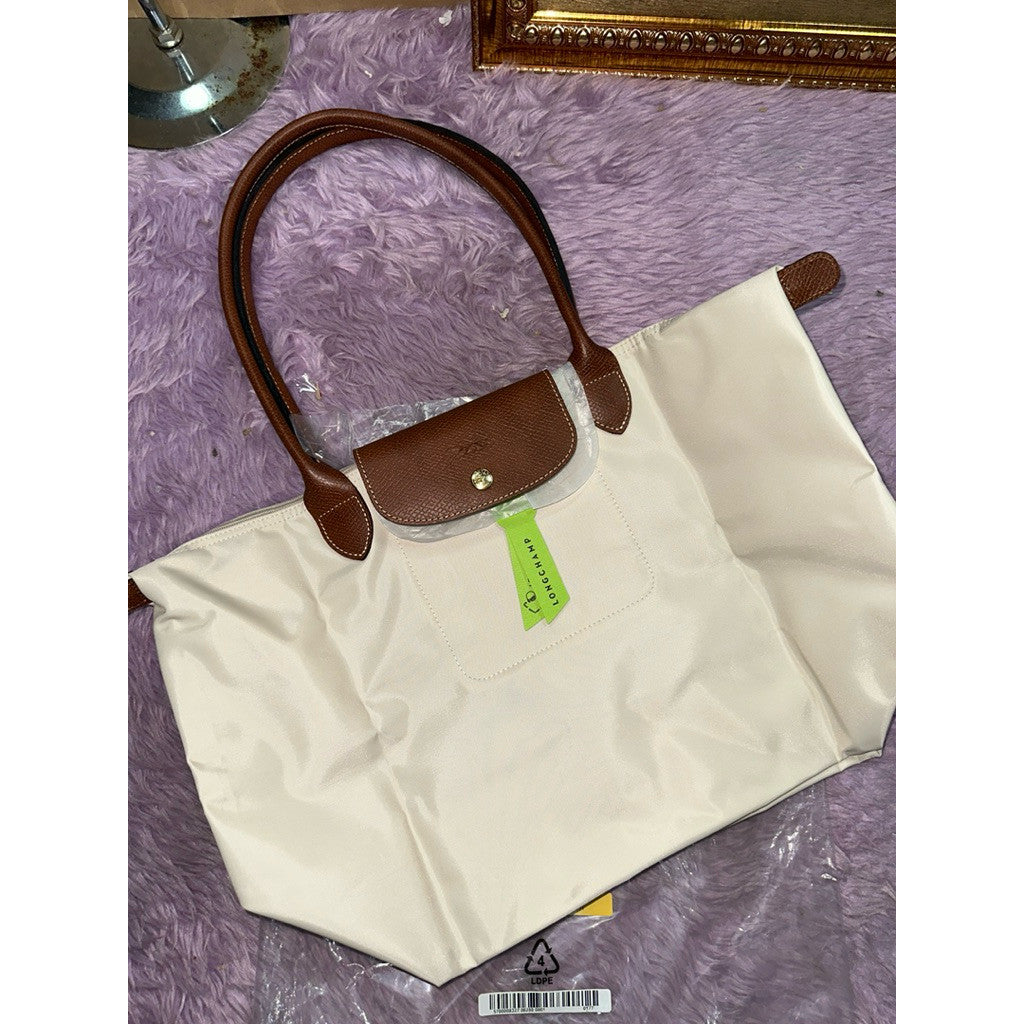 ORIG & IMPORTED Longchamp LC Le Pliage Large Long Handle Nylon Tote Bag