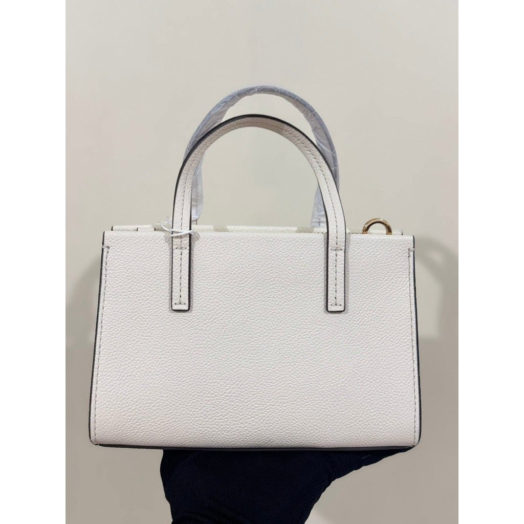 ORIG & IMPORTED TB Burch Women's Blake Mini Tote White Bag