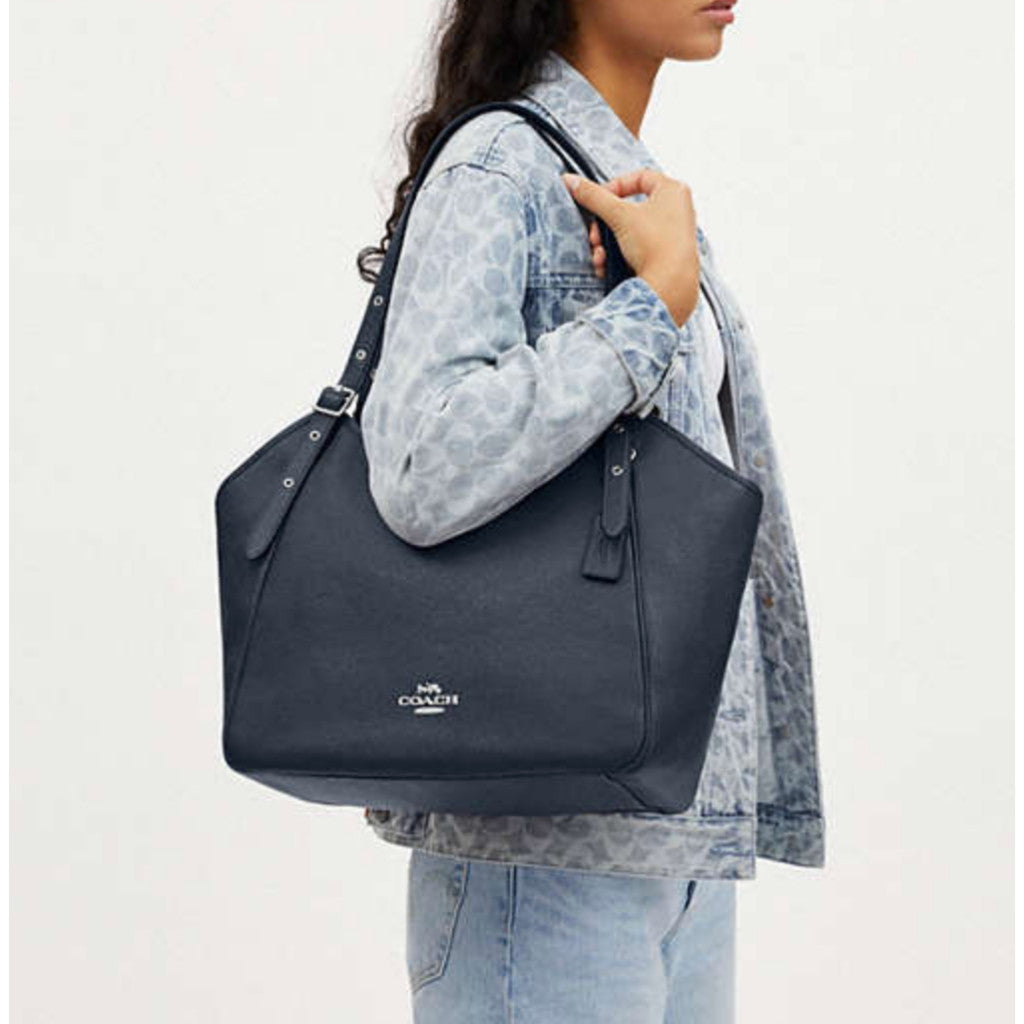 ORIG Preloved CCH Meadow Shoulder Large Tote Bag Denim Blue