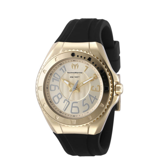 ORIG & IMPORTED Technomarine Lusso Mare 38mm TM-225050 Black Strap Lady's Watch
