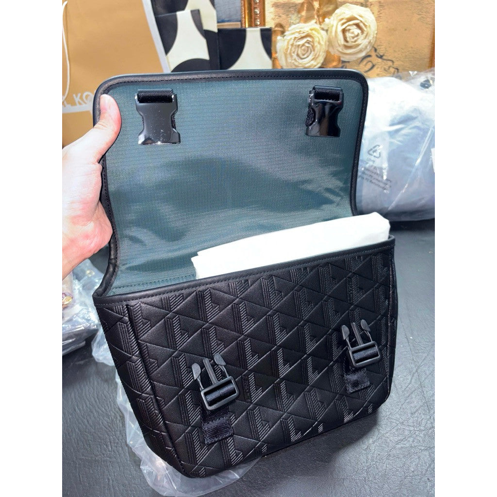 ORIG & IMPORTED LCT Nomogramme Small Flap Men's Black Bag