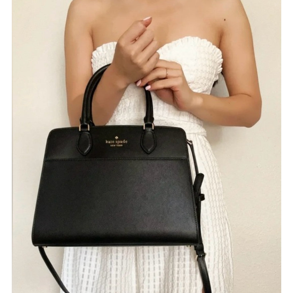 ORIG Preloved KS Madison Small Satchel Black Bag