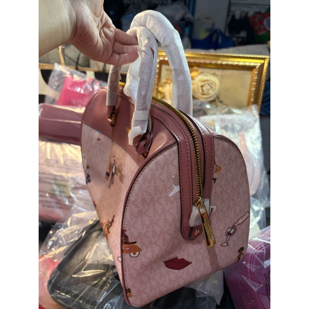 ORIG & IMPORTED MK Jet Set Medium Duffle Bag Powder Pink