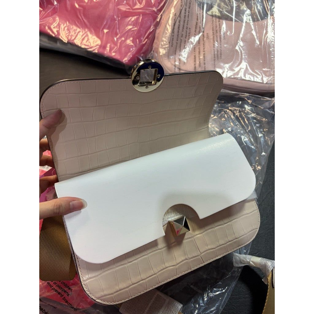 ORIG & IMPORTED KS Audrey Flap Crossbody Cream/White Bag