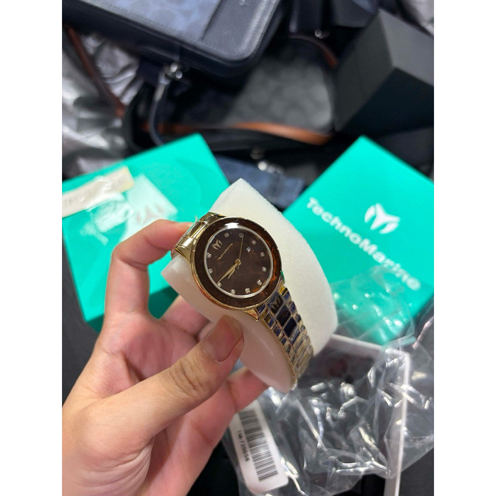 ORIG & IMPORTED Technomarine Sea - TM-725058 33mm Brown Women Watch