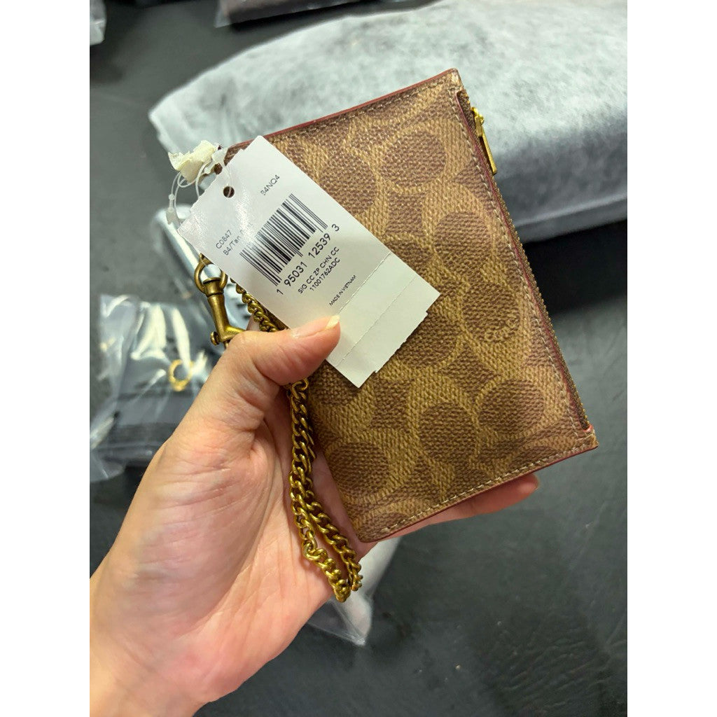 ORIG & IMPORTED CCH Retail C0847 Zip bifold Small wristlet wallet