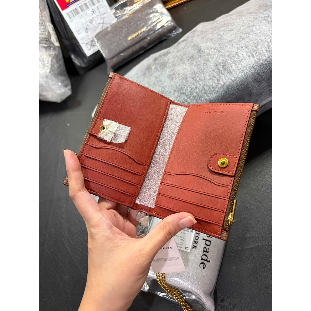 ORIG & IMPORTED CCH Retail C0847 Zip bifold Small wristlet wallet
