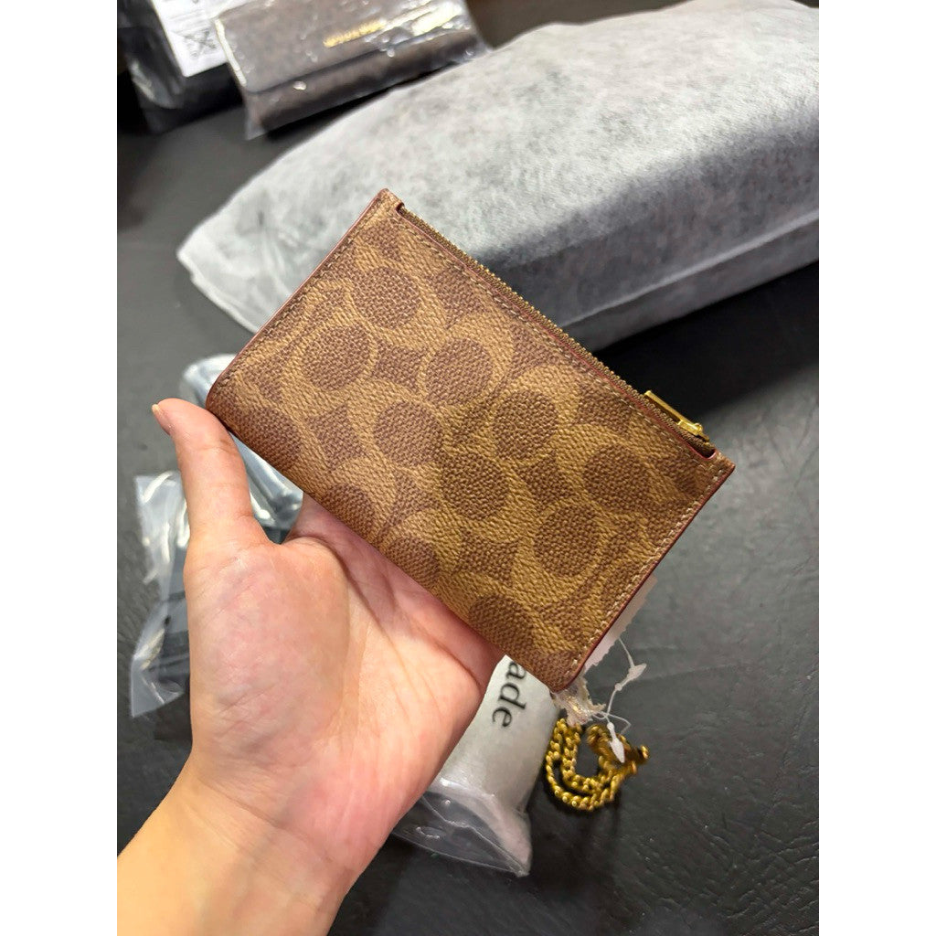 ORIG & IMPORTED CCH Retail C0847 Zip bifold Small wristlet wallet