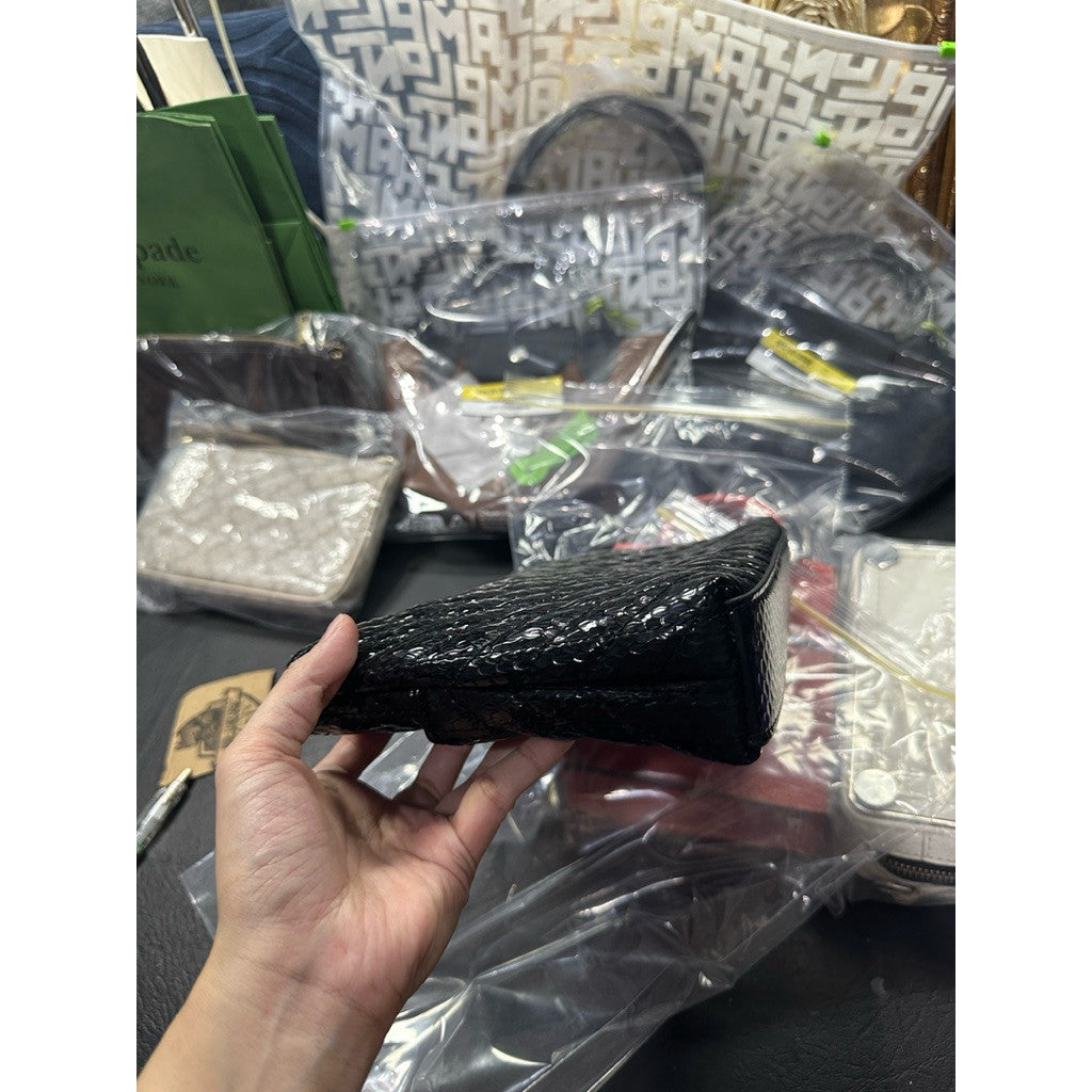 ORIG & IMPORTED Karl Lagerfield KL Black Clutch Bag