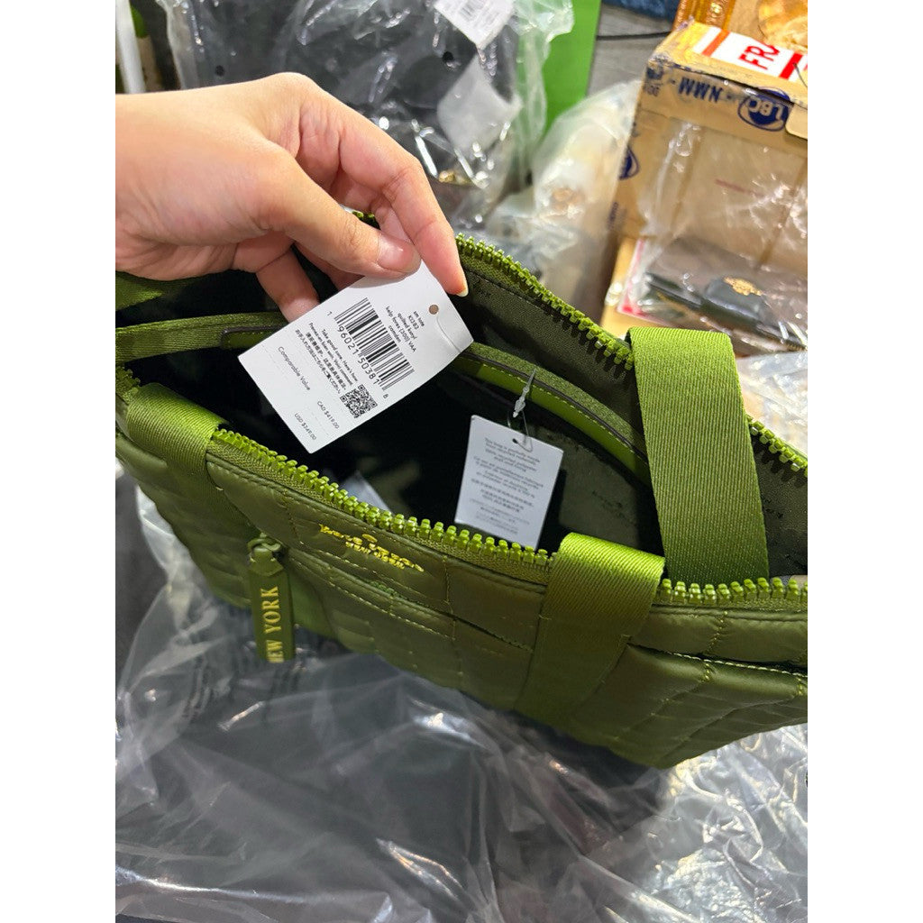 ORIG & IMPORTED KS Camden Large Tote Green Bag