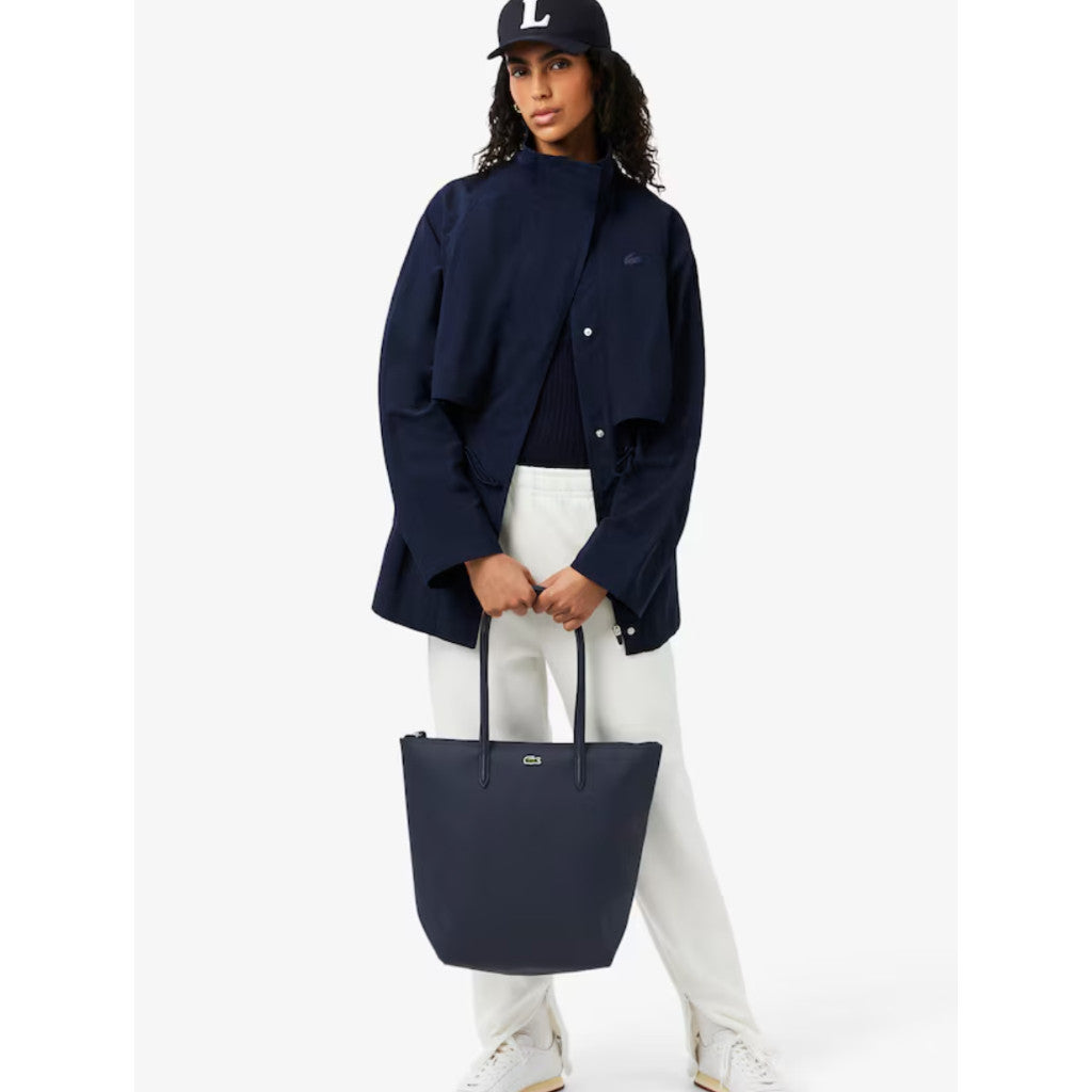 ORIG & IMPORTED Lacoste LCT L.12.12 Concept Tote Large and Small NAVY BLUE PENOMBRE BAG