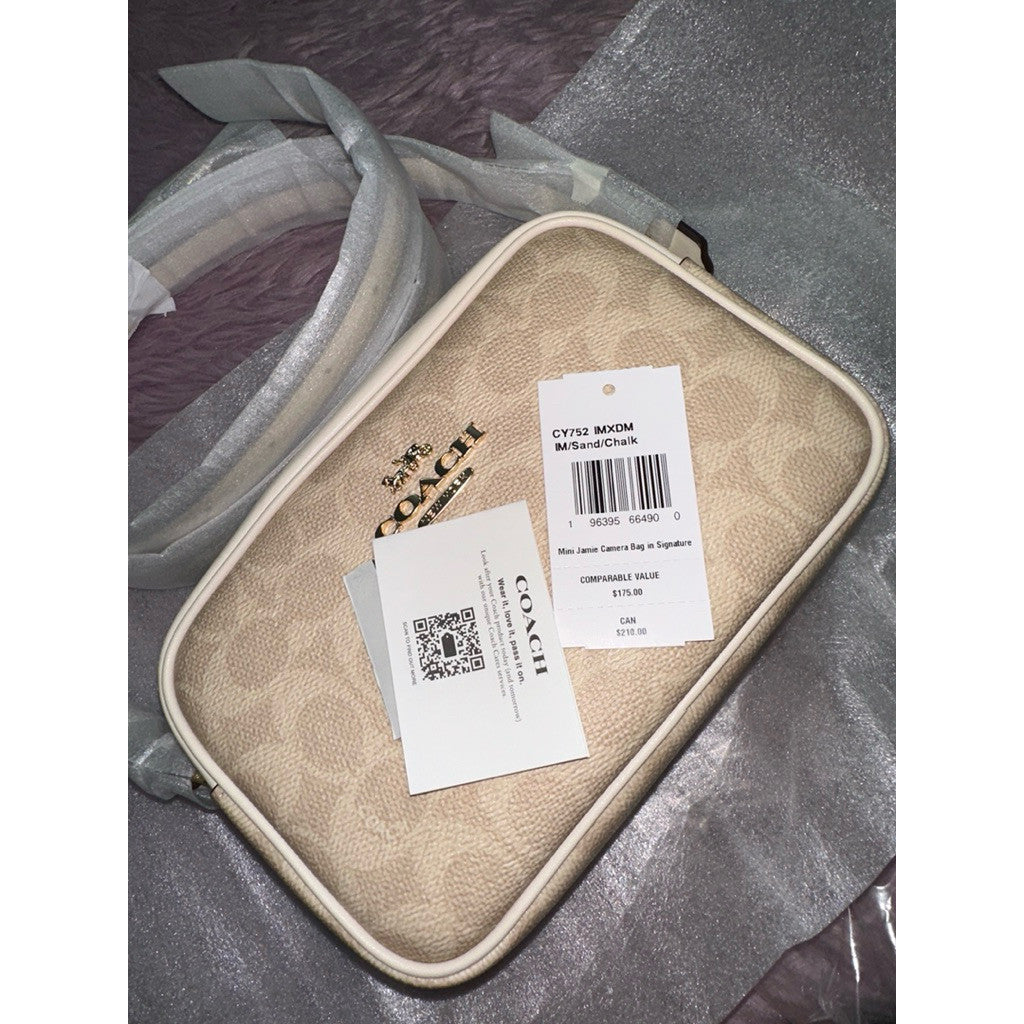 ORIG & IMPORTED CCH Mini And Regular Jamie Camera Bag in Sand/Taupe