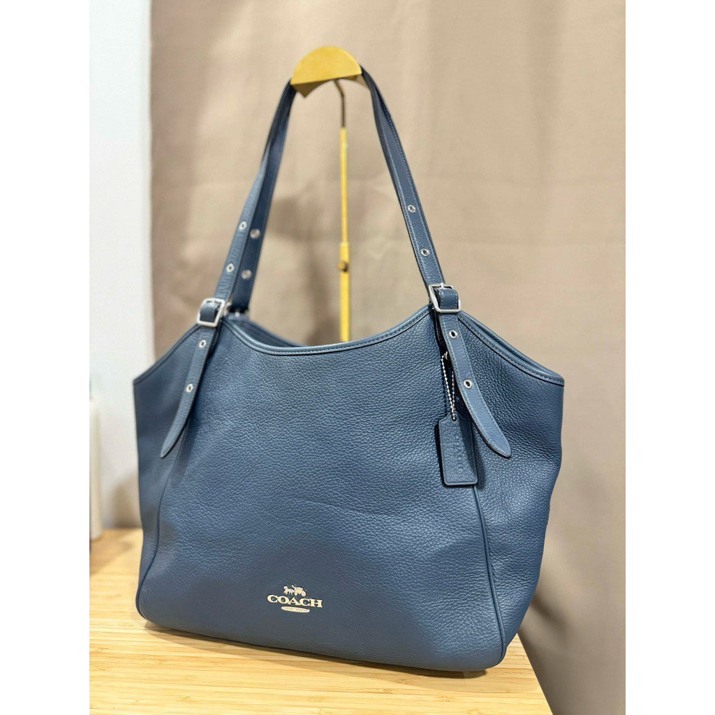 ORIG Preloved CCH Meadow Shoulder Large Tote Bag Denim Blue