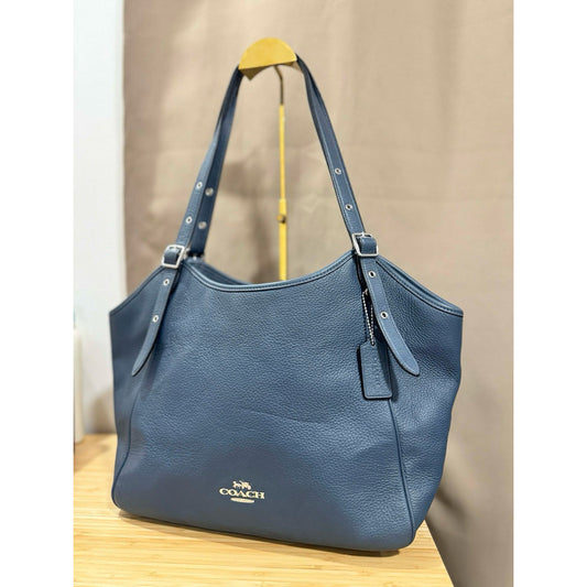 ORIG Preloved CCH Meadow Shoulder Large Tote Bag Denim Blue