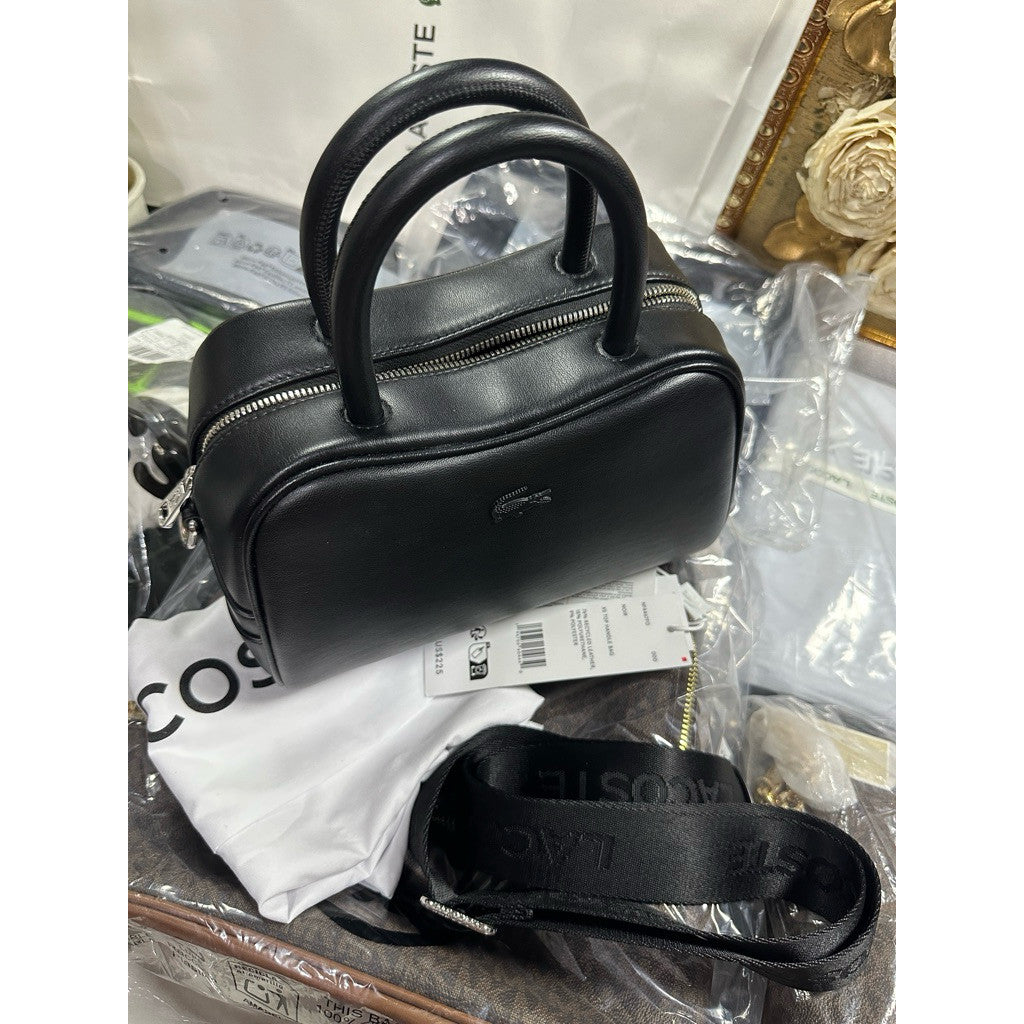 ORIG & IMPORTED LCT Lora Small Leather Top Handle Black Bag