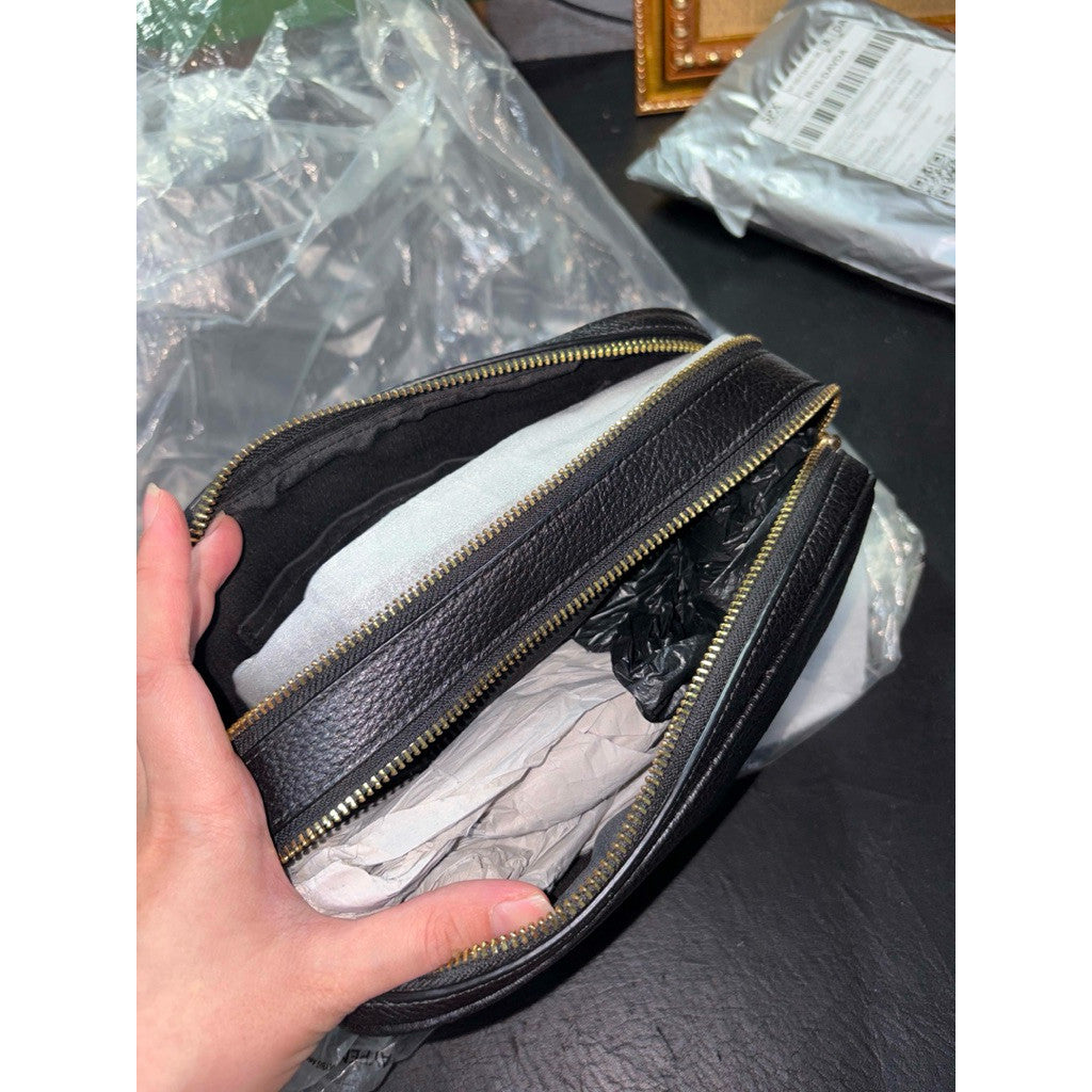 ORIG Preloved CCH RARE Jes Crossbody Double Zip Black Camera Bag