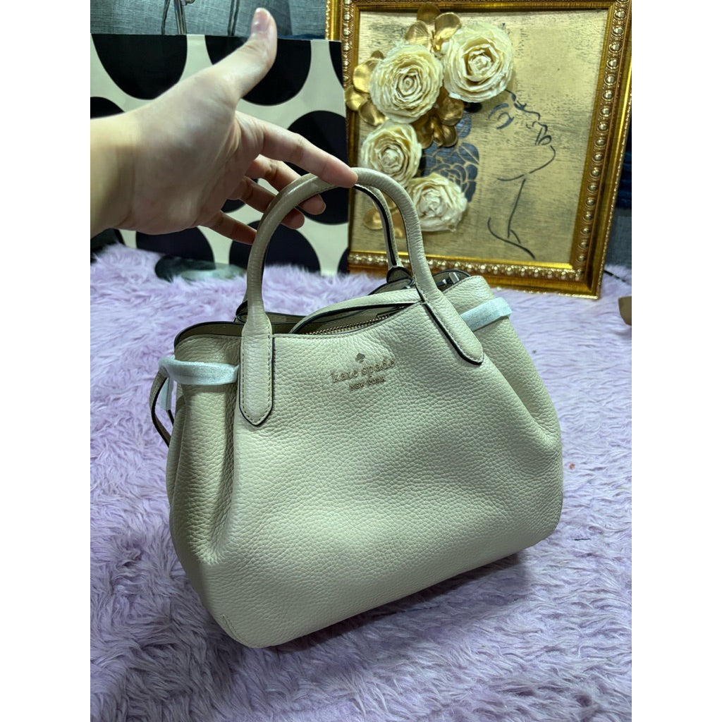 ORIG & IMPORTED KS Dumpling Small Satchel Bag Beige(Light Sand)