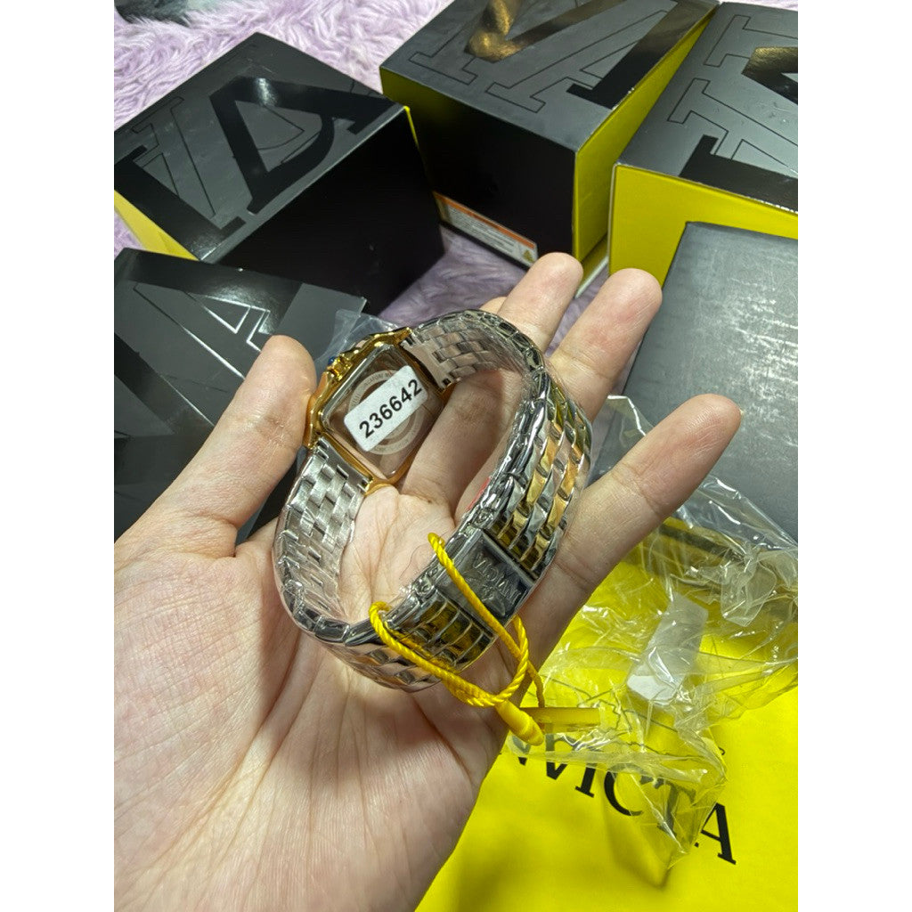 ORIG & IMPORTED Invicta Angel Quartz Crystal Gold/Silver 28mm 48996 Ladies Watch