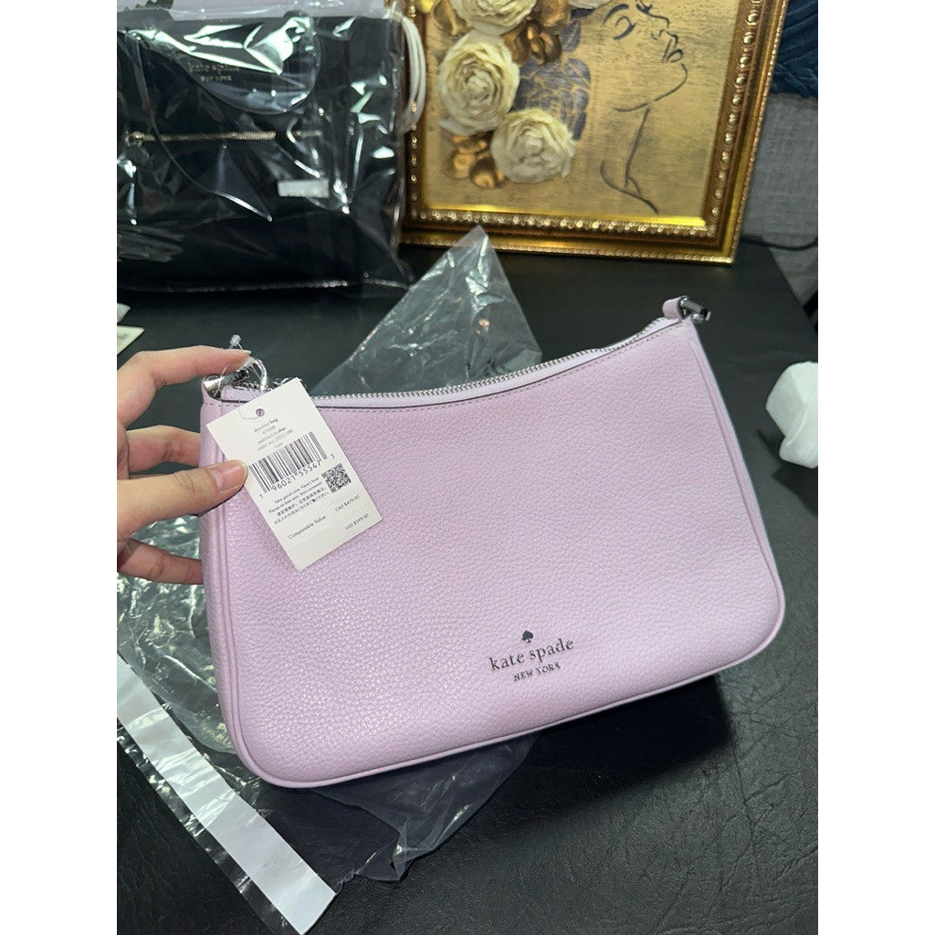 ORIG & IMPORTED KS Emma Medium Shoulder Bag with pouch Lilac / Purple