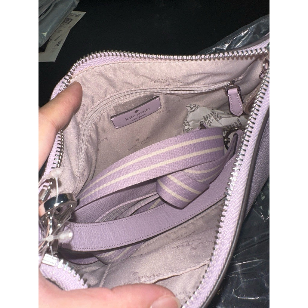 ORIG & IMPORTED KS Emma Medium Shoulder Bag with pouch Lilac / Purple