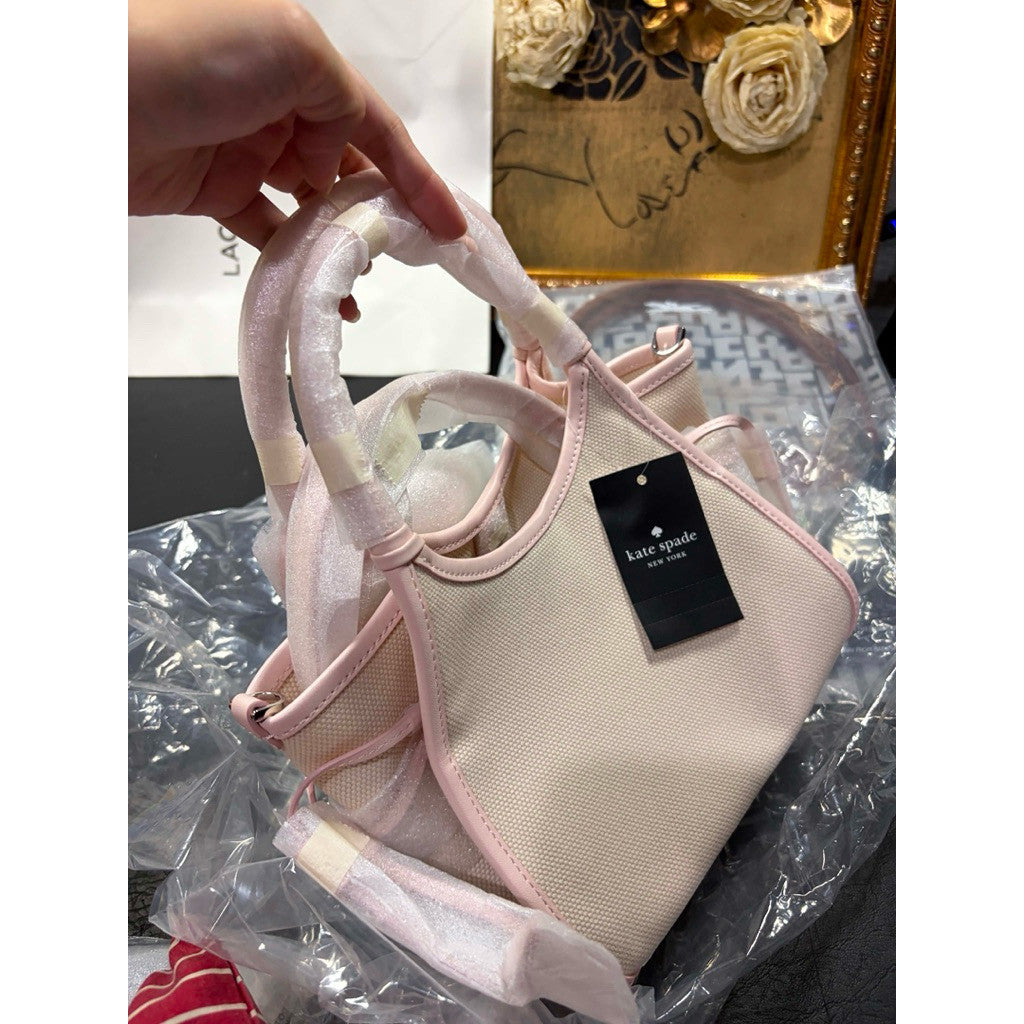 ORIG & IMPORTED KS Stash Floral Small Carryall Pink Bag