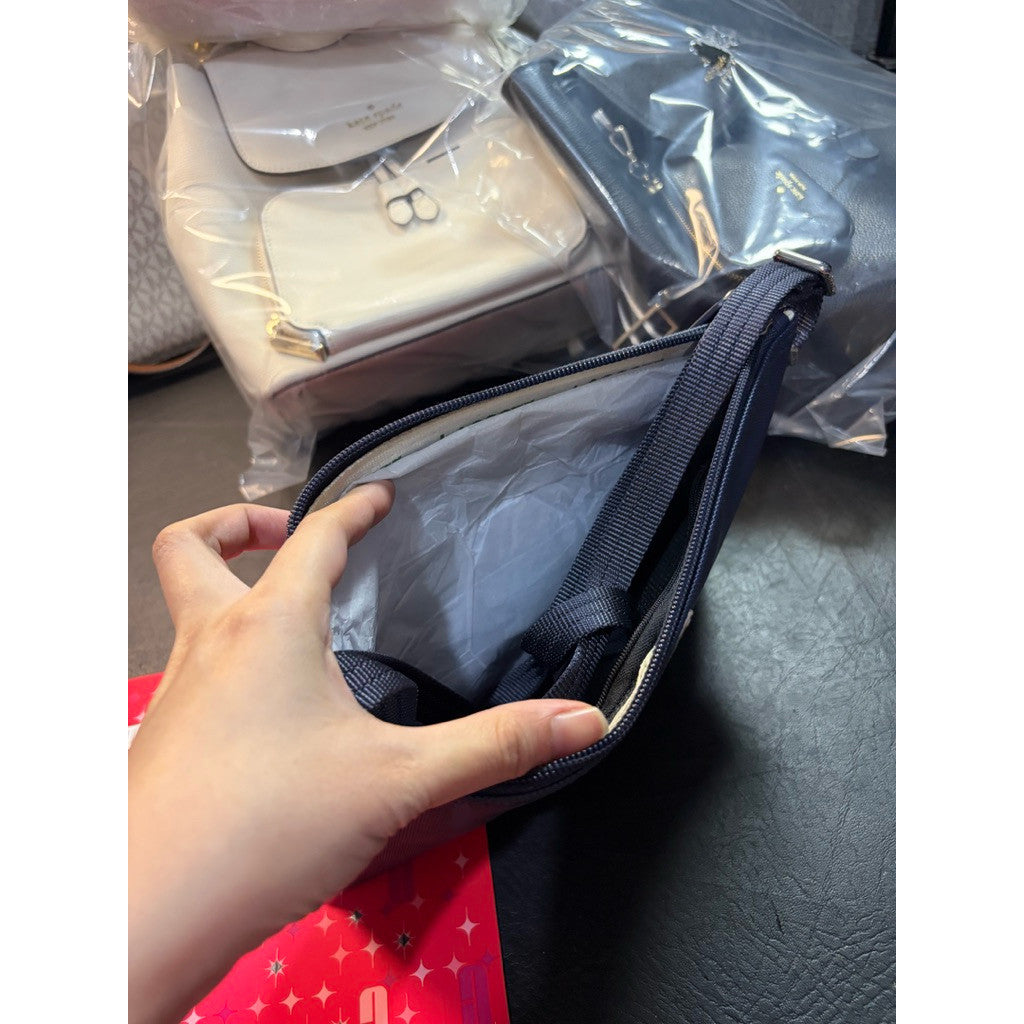 ORIG Preloved LCT L.12.12 Concept Slim Shoulder Bag Navy