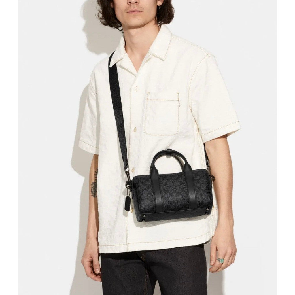 ORIG & IMPORTED CCH Retail Gotham Duffle 24 In Signature Canvas Men's Black Bag