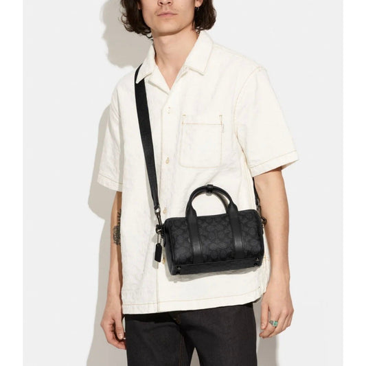ORIG & IMPORTED CCH Retail Gotham Duffle 24 In Signature Canvas Men's Black Bag