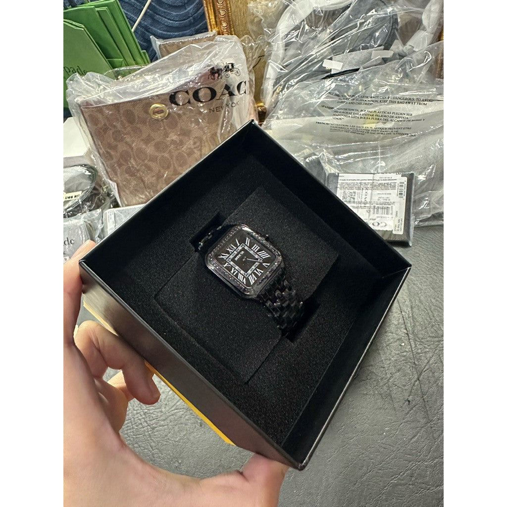 ORIG & IMPORTED Invicta Angel 50581 28mm Women's Square Watch Black
