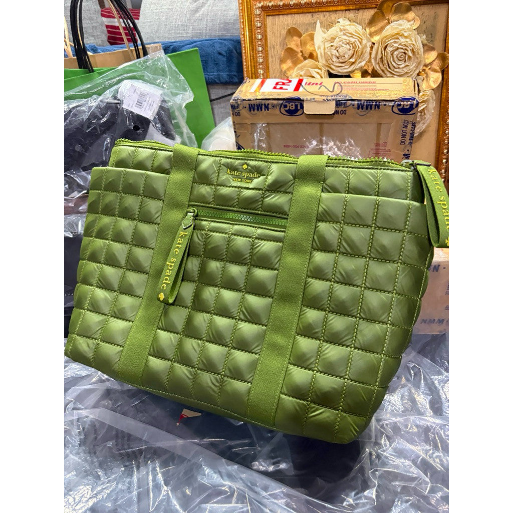 ORIG & IMPORTED KS Camden Large Tote Green Bag