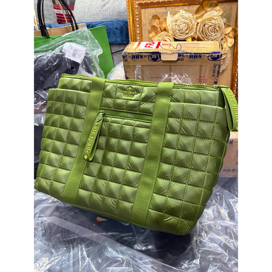 ORIG & IMPORTED KS Camden Large Tote Green Bag