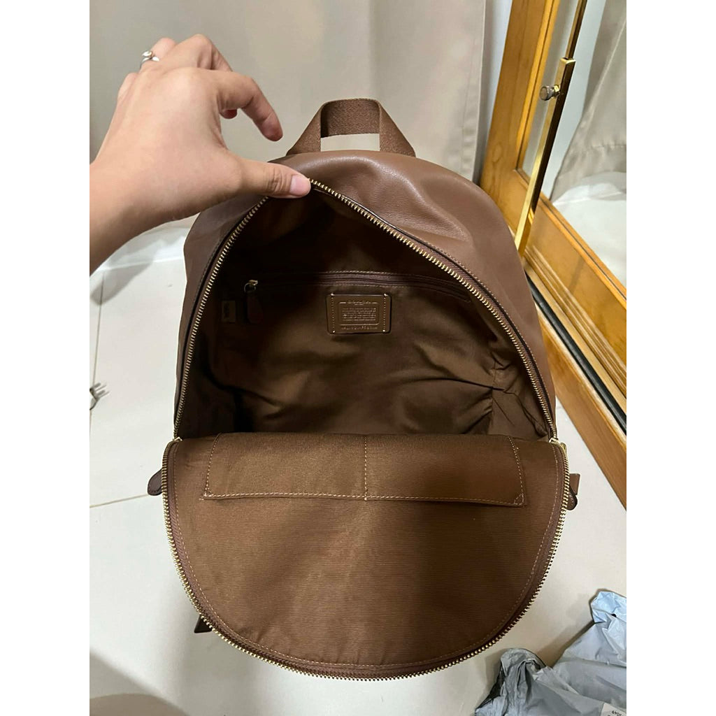 ORIG Preloved CCH Charlie Medium and Large Saddle Brown Backpack Bag