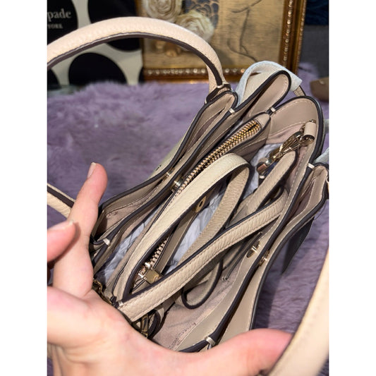 ORIG & IMPORTED KS Dumpling Small Satchel Bag Beige(Light Sand)