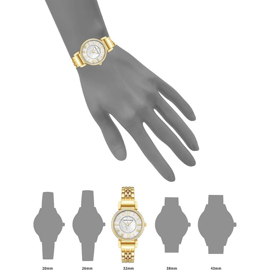 ORIG & IMPORTED AK Klein Bracelet Gold Watch AK/2158MPGB