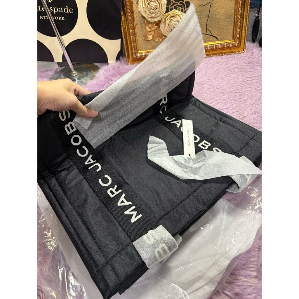 ORIG & IMPORTED MJ Large Nylon Tote Black Baby Laptop Travel Bag