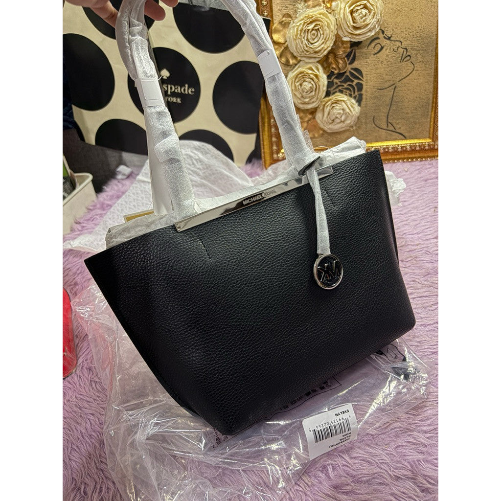 ORIG & IMPORTED MK Evelyn Small Tote Bag Brown/Taupe/Black