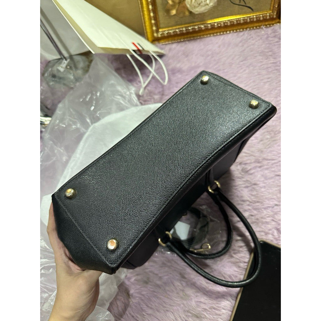 ORIG Preloved CCH Surrey Carryall Black Small Satchel Bag