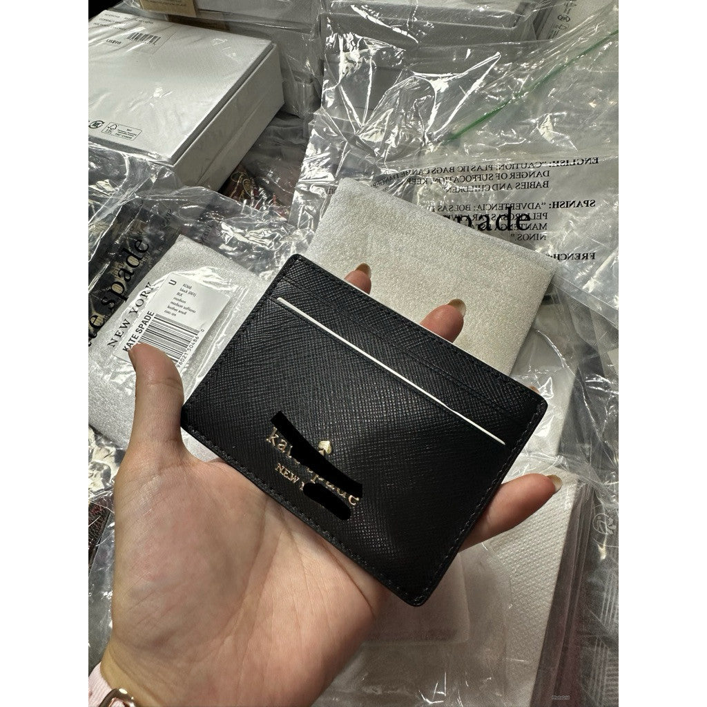 ORIG KSNY Card Slim Card Holder Black/White/Pink