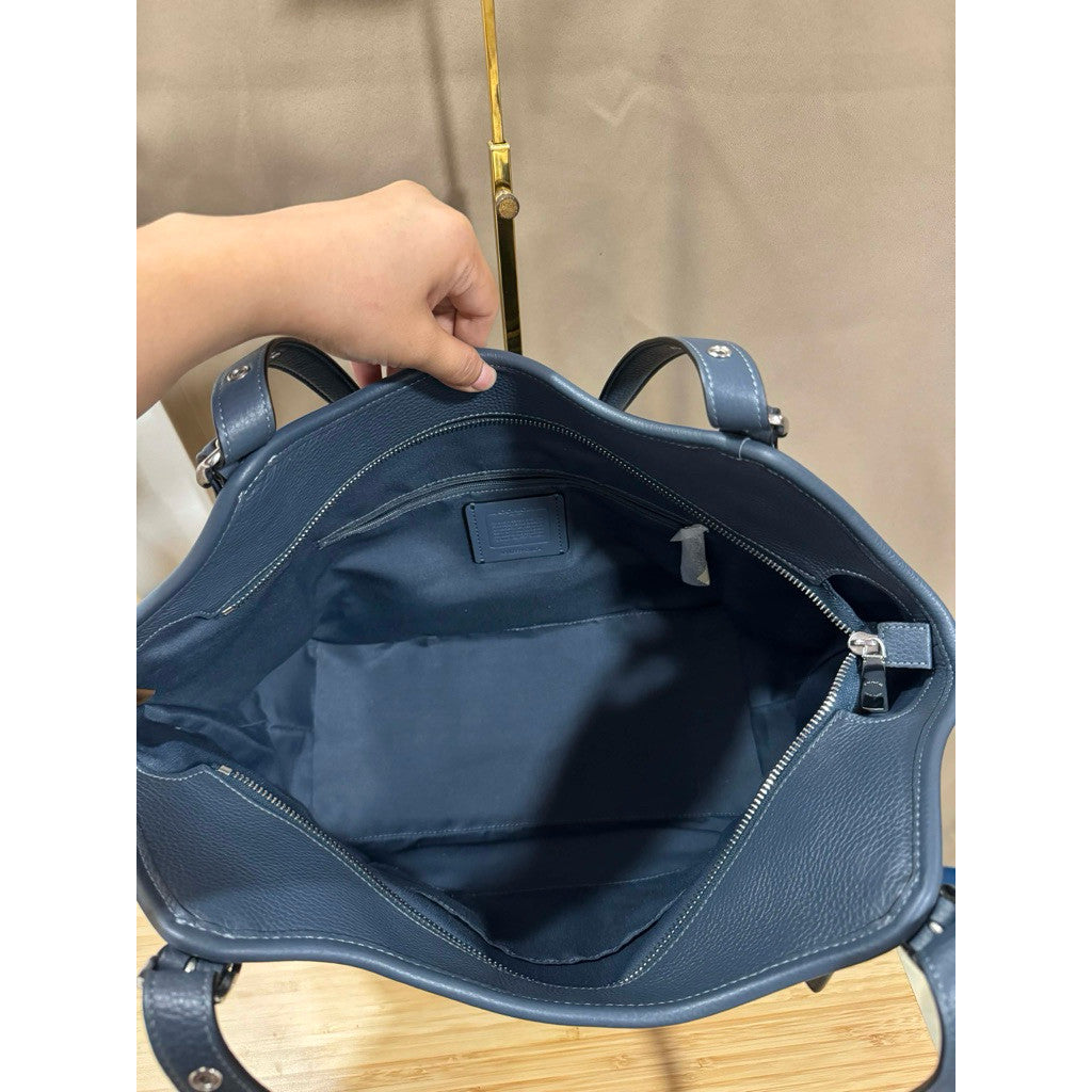 ORIG Preloved CCH Meadow Shoulder Large Tote Bag Denim Blue