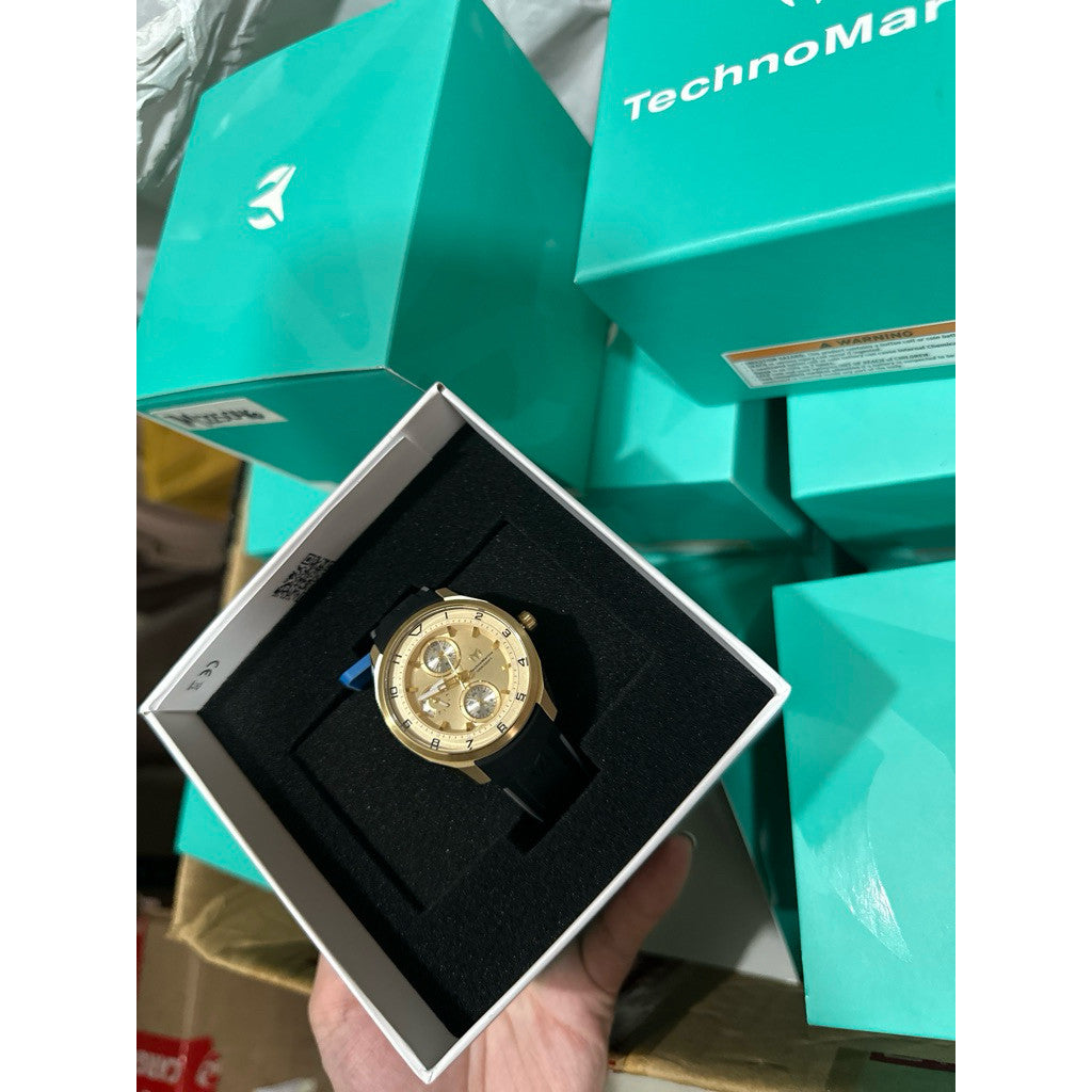 ORIG & IMPORTED Technomarine OCEAN 36mm TM-318114 Black Strap Lady's Watch