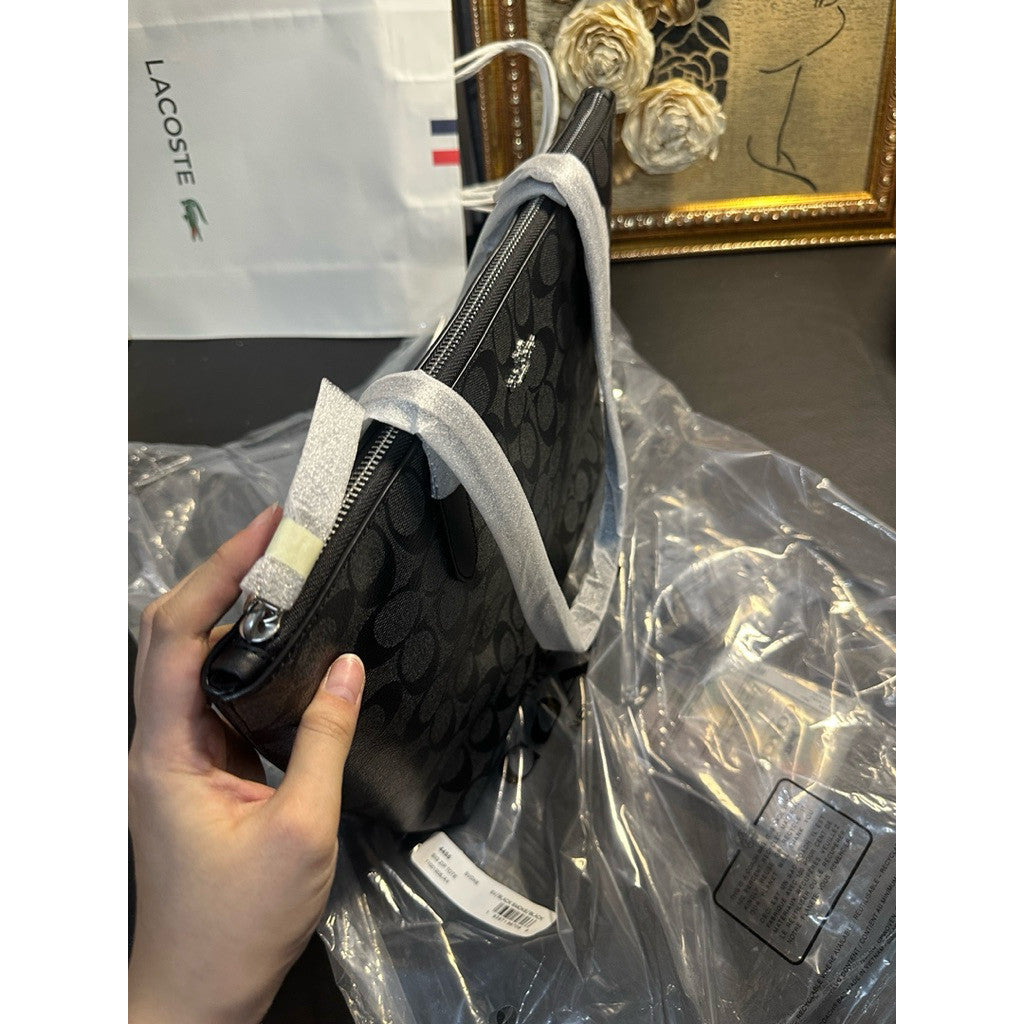 ORIG & IMPORTED CCH Zip Top Tote Bag In Signature Black