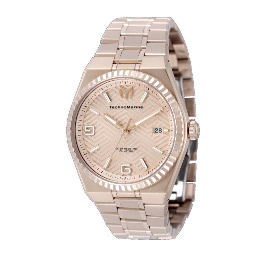 ORIG & IMPORTED Technomarine TERRA NOVA TM-225066 36mm Rose Gold Lady's Watch