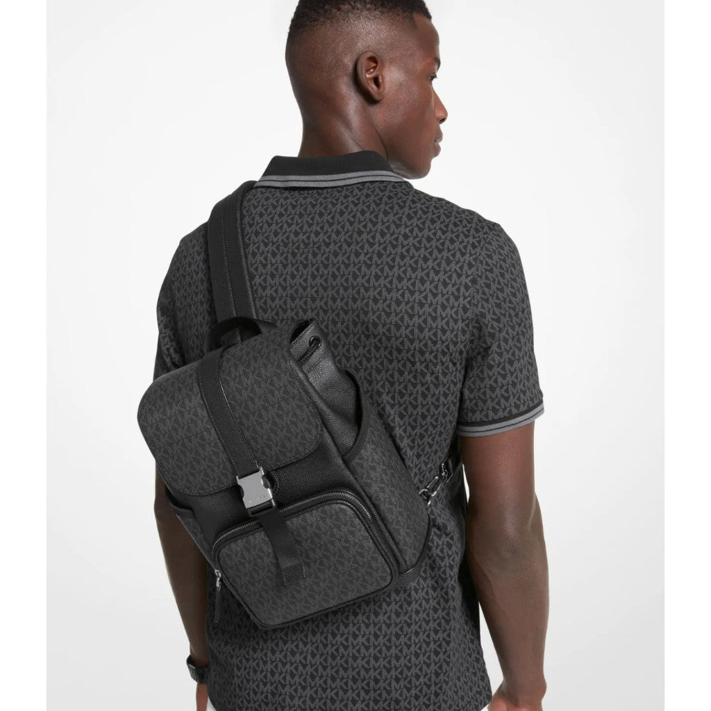 ORIG & IMPORTED MK Cooper Sporty Sling Pack Body Men's Bag Signature Black