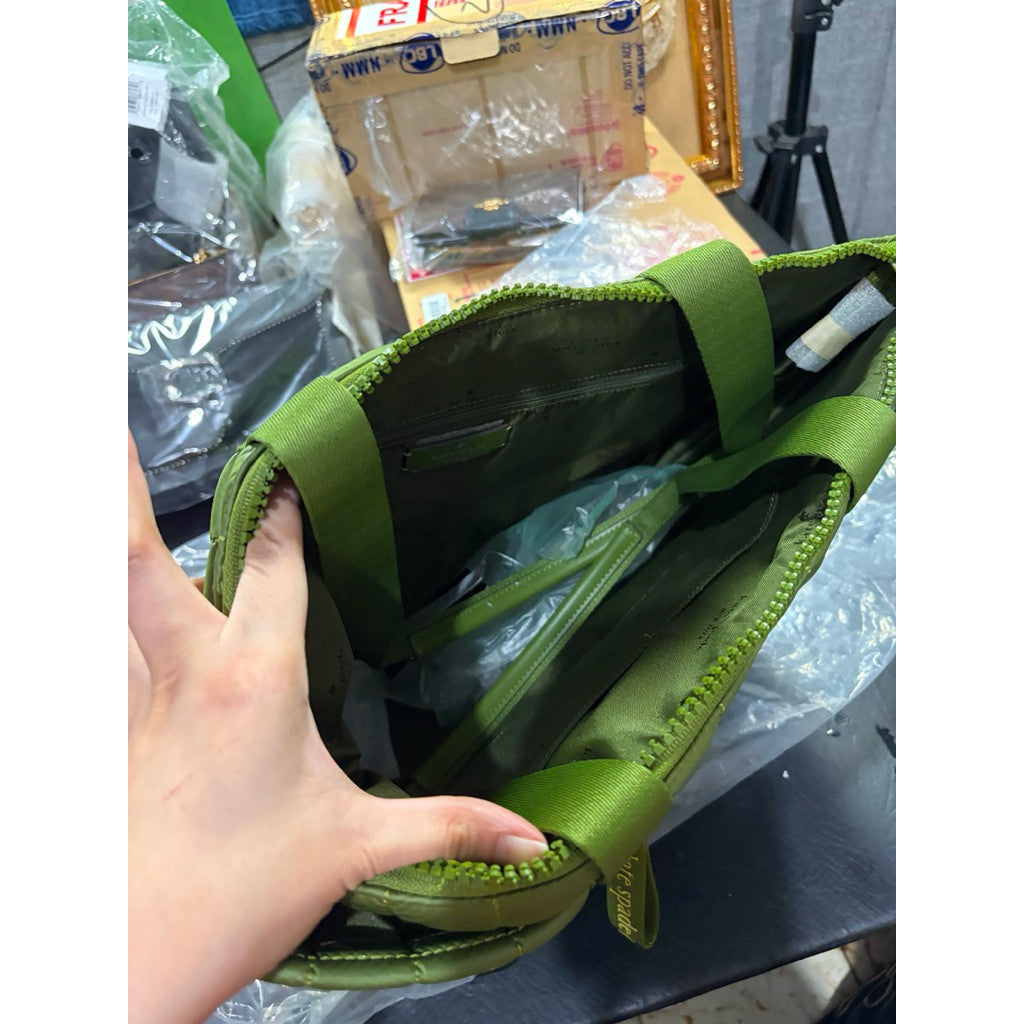 ORIG & IMPORTED KS Camden Large Tote Green Bag