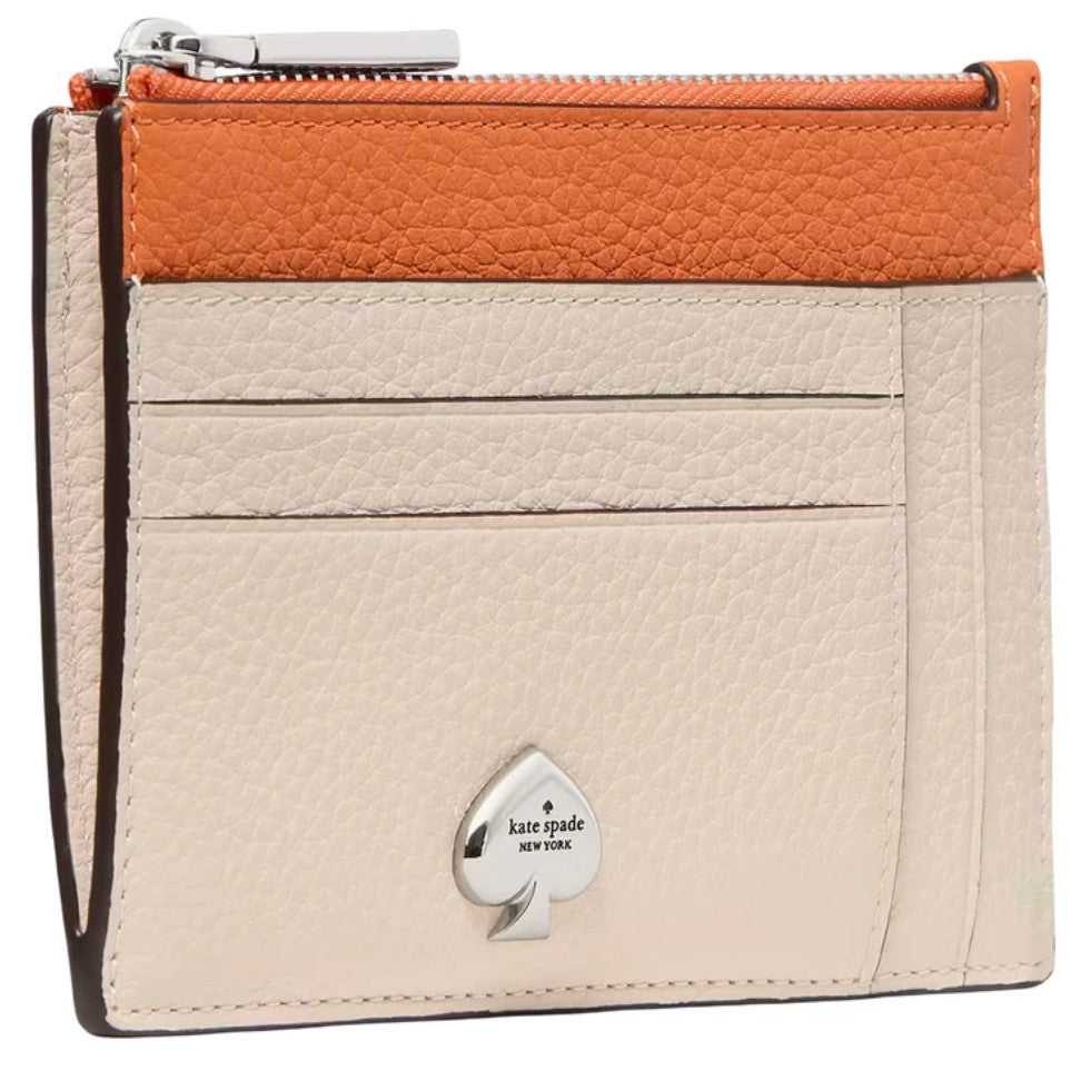 ORIG & IMPORTED KS Kayla Card Holder Slim Wallet Orange/Blue/White