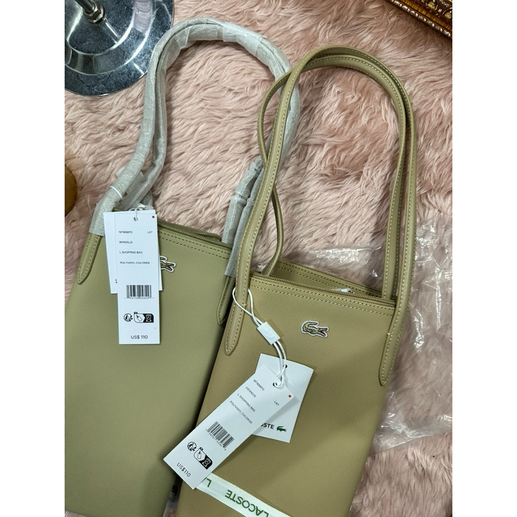 ORIG & IMPORTED LCT Women's Small & Large L.12.12 Concept Tote Bag in Beige/Taupe Viennoise